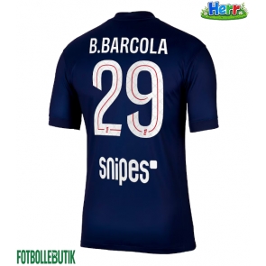 Paris Saint-Germain Bradley Barcola #29 Hemmatröja 2025-26 Kortärmad